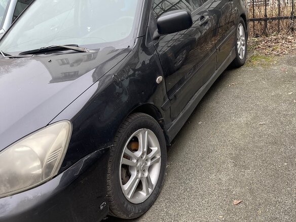 2006 Mitsubishi Lancer IX Рестайлинг, чёрный - вид 2