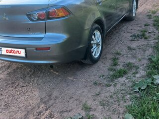 2014 Mitsubishi Lancer X Рестайлинг, серый, 899000 рублей, вид 3