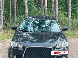 2011 Mitsubishi Lancer X Рестайлинг, чёрный, 1100000 рублей, вид 5