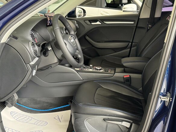 2014 Audi A3 III (8V), синий, 1295000 рублей - вид 9