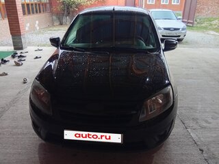 2013 Lada (ВАЗ) Granta I, чёрный, 275000 рублей, вид 1