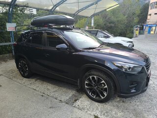 2016 Mazda CX-5 I Рестайлинг, синий, 1920000 рублей, вид 4