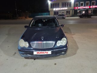 2000 Mercedes-Benz C-Класс 240 II (W203), синий, 400000 рублей, вид 1