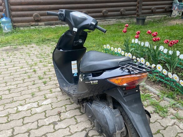 2009 Suzuki Address V50, чёрный, 53000 рублей - вид 2