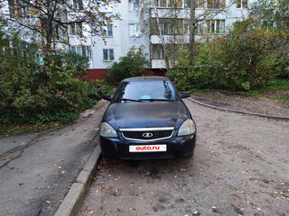 2008 Lada (ВАЗ) Priora I, чёрный, 175000 рублей, вид 4