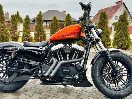 2016 Harley-Davidson Forty-Eight, оранжевый, 990000 рублей, вид 5