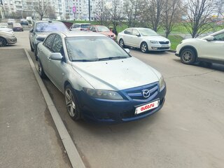2005 Mazda 6 I (GG) Рестайлинг, серебристый, 350000 рублей, вид 3