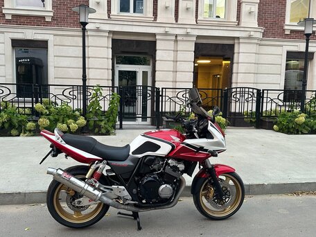 2006 Honda CB 400 Super Four, белый, 320000 рублей, вид 1
