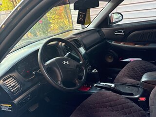 2002 Hyundai Sonata IV (EF) Рестайлинг, чёрный, 250000 рублей, вид 4