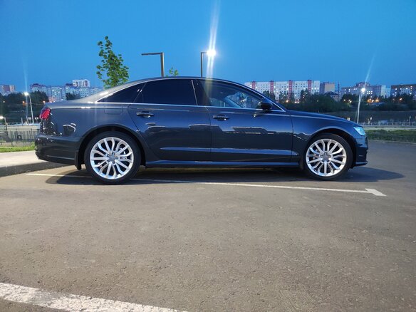 2015 Audi A6 IV (C7) Рестайлинг, серый, 1750000 рублей - вид 10