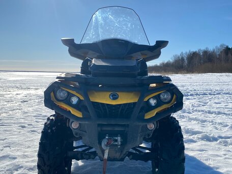 2013 BRP Can-Am Outlander MAX 1000, жёлтый, 1150000 рублей, вид 1