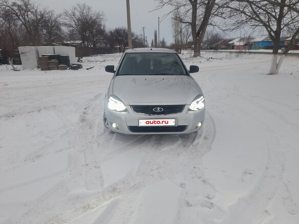 2011 Lada (ВАЗ) Priora I, серебристый, 375000 рублей - вид 4