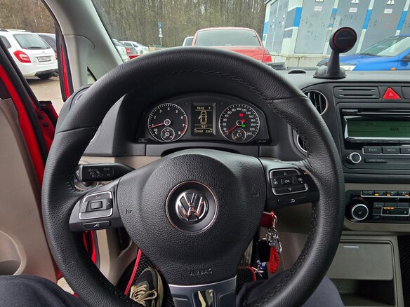 2011 Volkswagen Golf Plus II, красный - вид 6