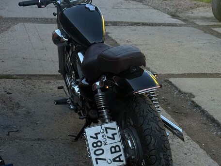 1992 Yamaha XV400 Virago, чёрный, 205000 рублей, вид 2
