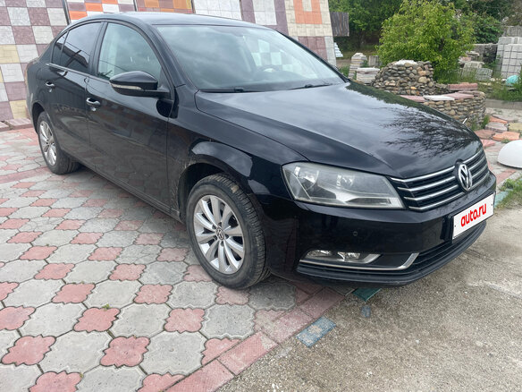 2012 Volkswagen Passat B7, чёрный, 950000 рублей