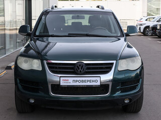 2008 Volkswagen Touareg I Рестайлинг, зелёный, 949000 рублей, вид 2