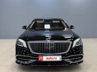 2020 Mercedes-Benz Maybach S-Класс 560 I (X222) Рестайлинг, чёрный, 7500000 рублей, вид 3