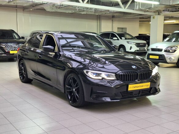 2019 BMW 3 серии 320d xDrive VII (G2x), чёрный, 3560000 рублей