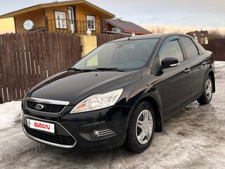 2009 Ford Focus II Рестайлинг, чёрный, 590000 рублей, вид 1