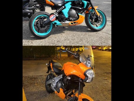 2010 Kawasaki Ninja 650, оранжевый, 300000 рублей, вид 3