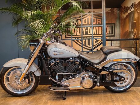 2024 Harley-Davidson Fat Boy, серый, 3300000 рублей, вид 2