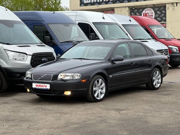 2001 Volvo S80 I, чёрный, 1200000 рублей