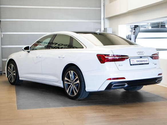2020 Audi A6 40 TDI V (C8), белый - вид 5