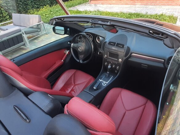 2009 Mercedes-Benz SLK-Класс 280 II (R171) Рестайлинг, чёрный, 2550000 рублей - вид 12