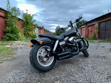 2013 Harley-Davidson Fat Bob, чёрный, 1100000 рублей, вид 5