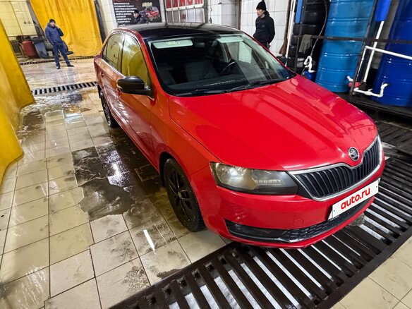 2018 Skoda Rapid I Рестайлинг, красный, 1000000 рублей - вид 2