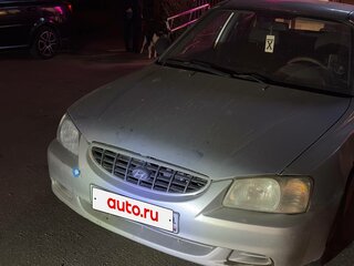 2004 Hyundai Accent ТагАЗ II, серебристый, 205000 рублей, вид 1