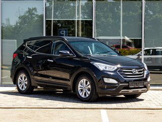 2013 Hyundai Santa Fe III, чёрный, 1565000 рублей, вид 3