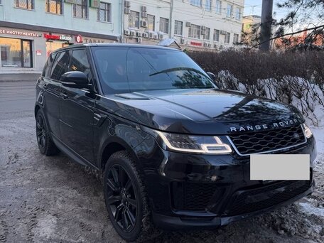 2018 Land Rover Range Rover Sport II Рестайлинг, чёрный, вид 3