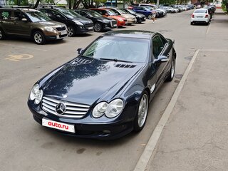 2002 Mercedes-Benz SL-Класс 500 5-speed V (R230), чёрный, 1750000 рублей, вид 4