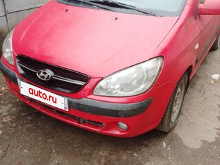 2007 Hyundai Getz I Рестайлинг, красный, 245000 рублей, вид 1
