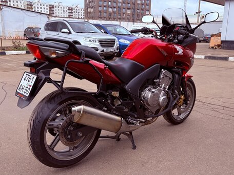 2009 Honda CBF 600, пурпурный, 495000 рублей, вид 3