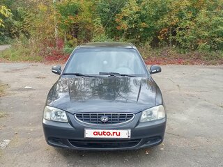2008 Hyundai Accent ТагАЗ II, чёрный, 300000 рублей, вид 2