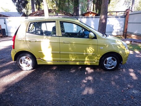2007 Kia Picanto I, жёлтый, 225000 рублей, вид 5