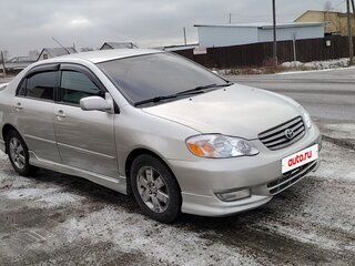 2003 Toyota Corolla IX (E120, E130), серебристый, 650000 рублей, вид 3
