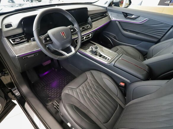 2024 Hongqi HS5 I Рестайлинг, чёрный - вид 9