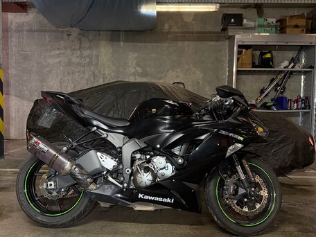 2019 Kawasaki ZX-6 Ninja, чёрный, 900000 рублей, вид 3