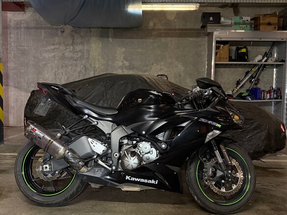 2019 Kawasaki ZX-6 Ninja, чёрный, 900000 рублей - вид 2