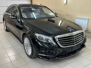 2015 Mercedes-Benz S-Класс 500 Long VI (W222, C217), чёрный, 3100000 рублей, вид 1