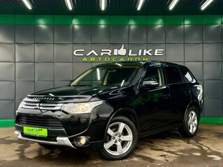 2014 Mitsubishi Outlander III Рестайлинг, чёрный, 1299000 рублей, вид 2