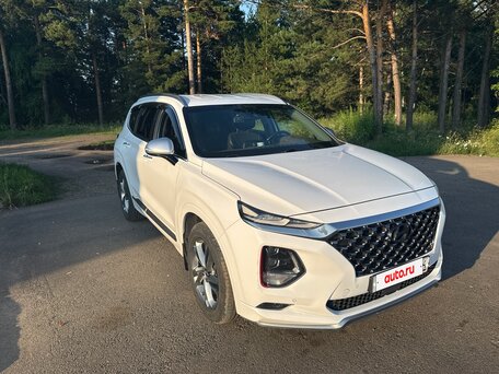 2019 Hyundai Santa Fe IV, белый, 2700000 рублей, вид 1