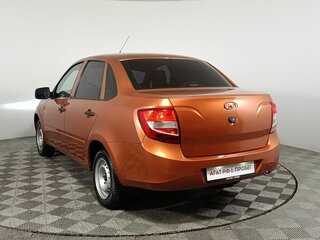 2014 Lada (ВАЗ) Granta I, оранжевый, 480000 рублей, вид 5