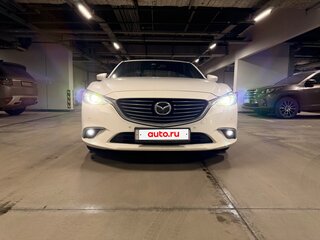 2016 Mazda 6 III (GJ) Рестайлинг, белый, 1725000 рублей, вид 2