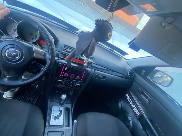 2007 Mazda 3 I (BK) Рестайлинг, синий, 380000 рублей - вид 10