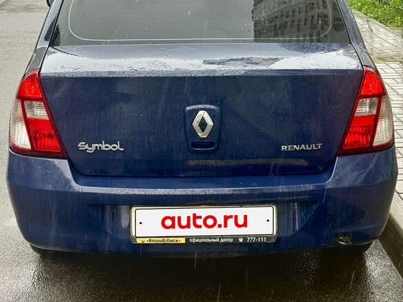 2008 Renault Symbol I Рестайлинг 2, синий, 200000 рублей - вид 2