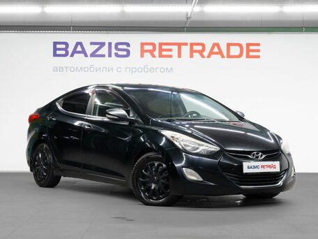 2012 Hyundai Elantra V (MD), чёрный, 919000 рублей, вид 3